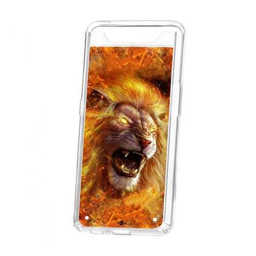 Чехол Kruche Samsung Galaxy A80 Print Лев