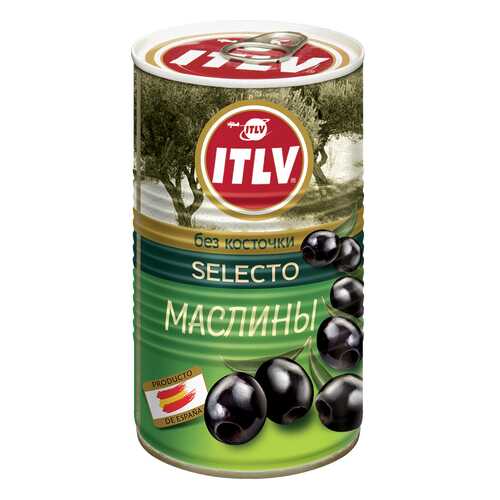 Маслины ITLV без косточки 0.37 л
