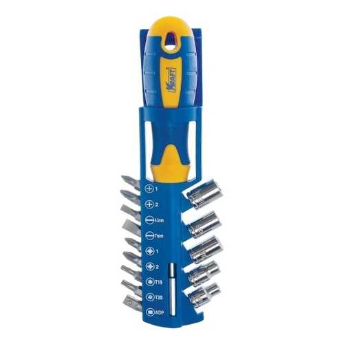 Отвертка с насадками KRAFT 15 предметов (KT 700403)