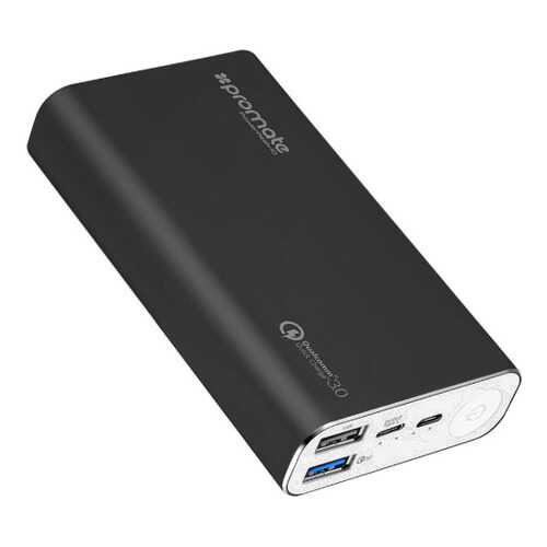 Внешний аккумулятор Promate PowerPeak-10 10000mAh Qualcomm QC3,0 Black