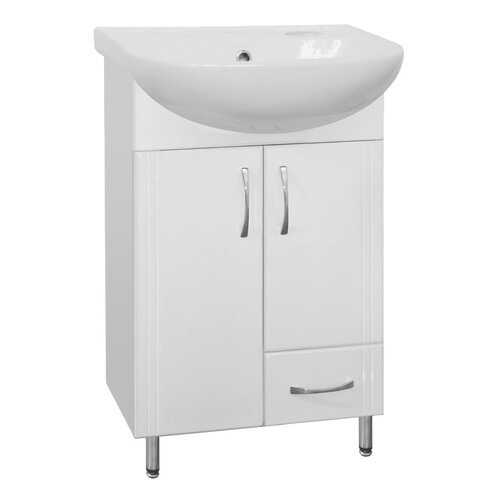 Тумба с раковиной Style Line Эко Стандарт №10 50 напольная, 1 ящик