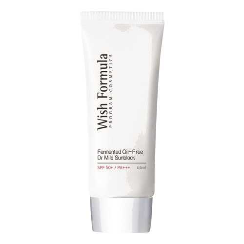 Крем для лица Wish Formula Fermented Oil Free Dr Mild Sun Block SPF50+/PA+++ 65 мл