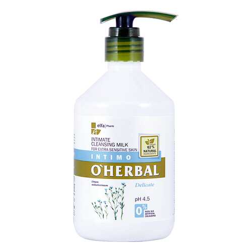 Молочко для интимной гигиены O’Herbal DELICATE, 500 мл