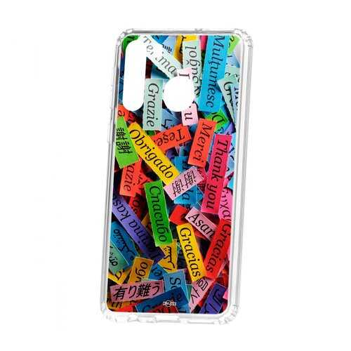 Чехол Kruche Samsung Galaxy A21 Print Thank you