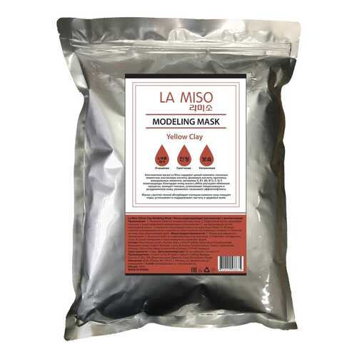 Маска для лица LA MISO Yellow Clay Modeling Mask 1000 г