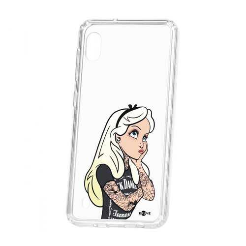 Чехол Kruche Samsung Galaxy A10 2019 Print Tattoo Girl