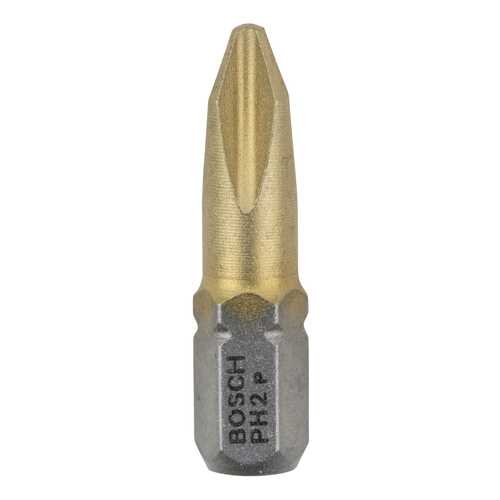 Набор бит Bosch 25мм PH2 TIN 2607001546