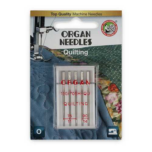 Иглы Organ квилтинг 5/75-90