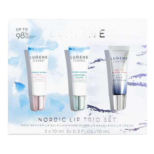 Бальзам для губ Lumene Nordic Hydra Lip Balm Trio Set