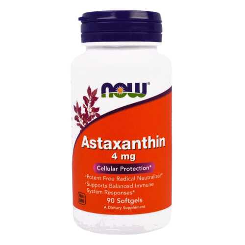 Для зрения NOW Astaxanthin 4 мг 90 капсул