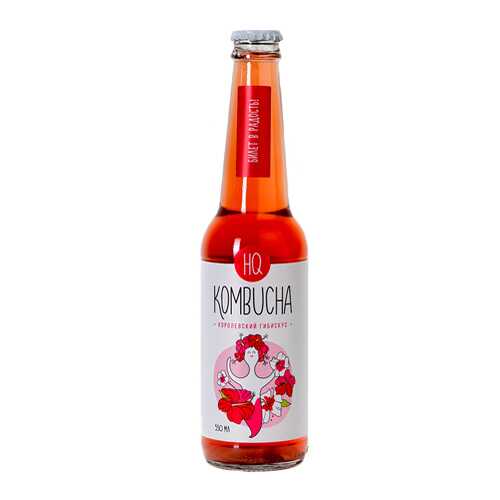 Напиток безалкогольный HQ Kombucha королевский гибискус