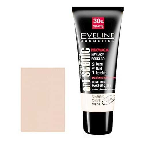Тональный крем Eveline Art professional make up 3 в 1 слоновая кость, 30 мл