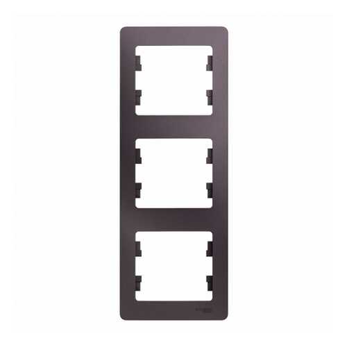 Рамка Schneider Electric Glossa 3-ая Сиреневый туман