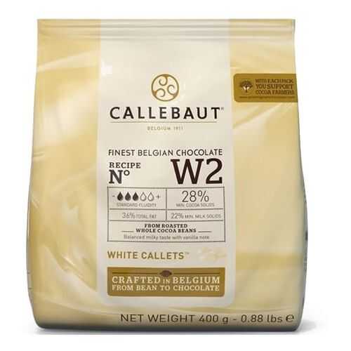 Шоколад белый Callebaut 0.4 кг