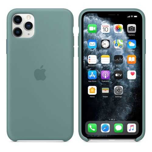 Чехол Silicone Case для Apple iPhone 11 Pro Max Cactus Дикий кактус (MXW82FE/A)