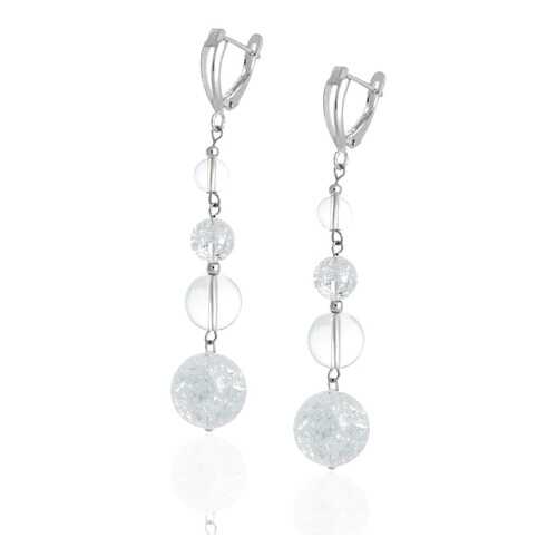 Серьги Lattrice, вставка горный хрусталь, артикул 53577615