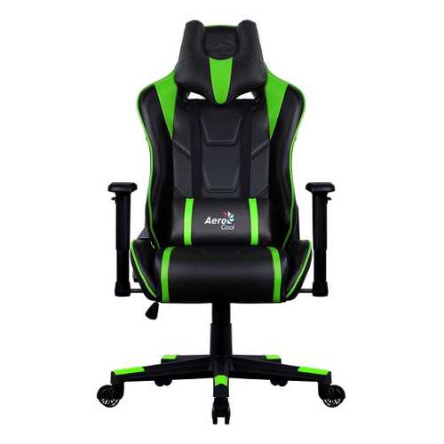 Игровое кресло AeroCool AC220 AIR, зеленый/черный