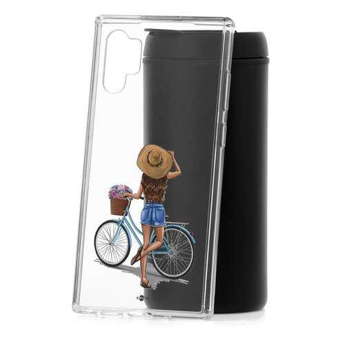 Чехол Samsung Galaxy Note 10+ Kruche Print Велосипедная прогулка