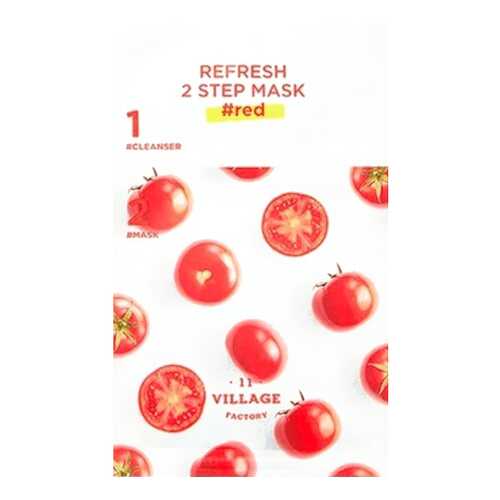 Маска для лица Village 11 Factory Refresh 2-Step Mask Red 25 мл