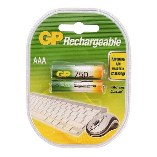 Аккумуляторная батарея GP Batteries 750AАAHC 2 шт