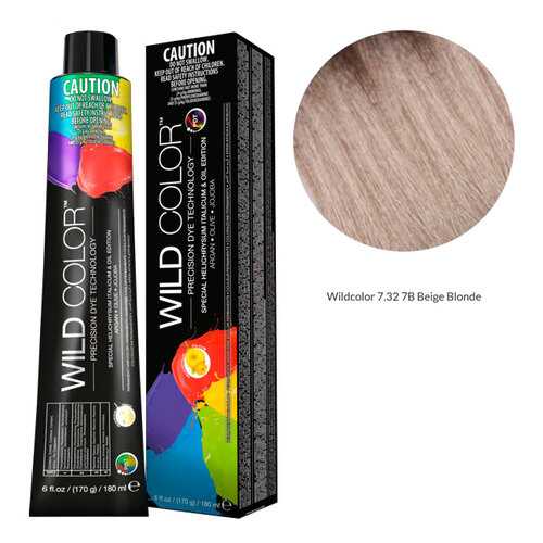 Wildcolor - Стойкая крем-краска Permanent Hair Color 7.32 7B Бежевый блонд 180 мл