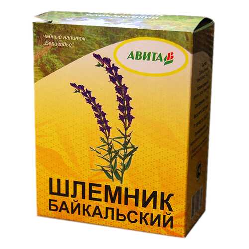Шлемник байкальский Авита трава для заваривания 25 г