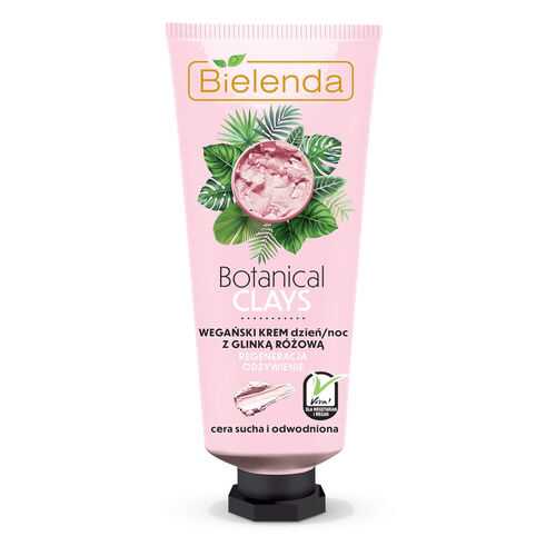 Крем для лица Bielenda, Botanical Clays, с розовой глиной, 50 мл