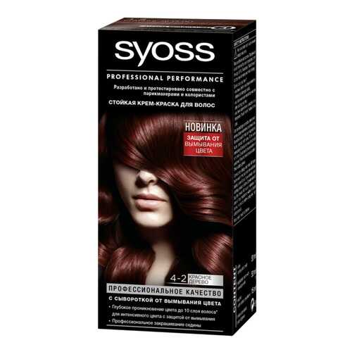 Краска для волос Syoss Color 4-2 Красное дерево 50мл