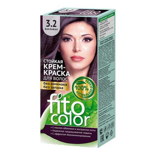 Краска для волос Фитокосметик FitoColor 3.2 Баклажан 115 мл