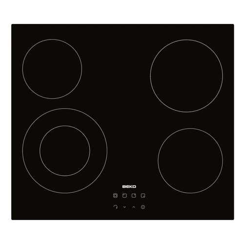 Встраиваемая варочная панель электрическая Beko HIC 64402 X Black