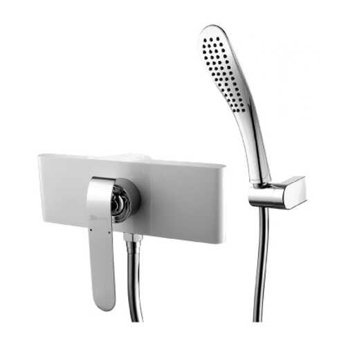 Смеситель для душа LEMARK Melange LM4903CW хром/белый