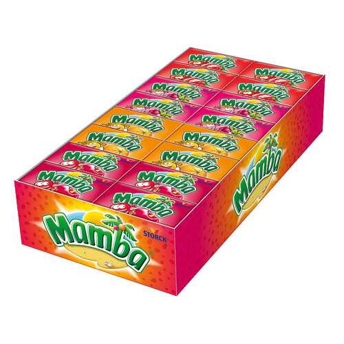 Конфеты Mamba жевательные блок 48 штук *26,5 гр.