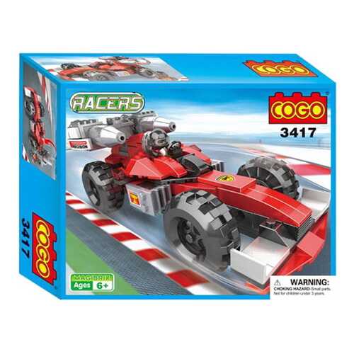 Конструктор пластиковый COGO Racers - Спортивная машина 160 деталей