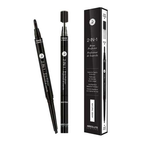 Карандаш-помадка для бровей Absolute New York 2 in 1 Brow Perfecter Natural Ebony