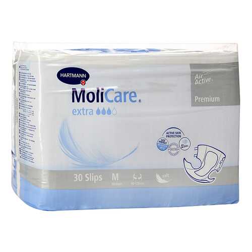 Подгузники для взрослых, M, 30 шт. MoliCare Premium Extra