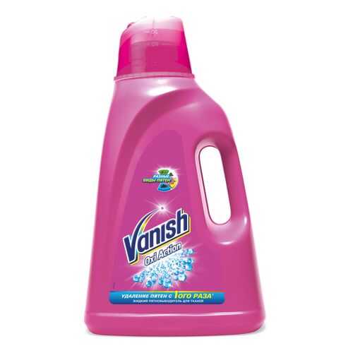 Пятновыводитель Vanish oxi action для тканей жидкий 3 л