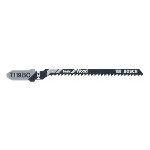 Набор пилок для лобзика Bosch T 119 ВО, HCS 2608630310