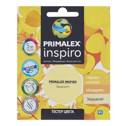 Краска для внутренних работ Primalex Inspiro Тестер 40мл Эвкалипт, PMX-I11