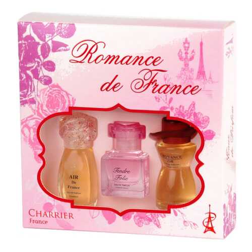 Парфюмерный набор Charrier Parfums Romance de France 3 шт