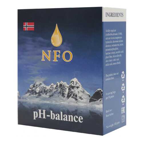 Добавка Norwegian Fish Oil PH-баланс порошок 14 шт.