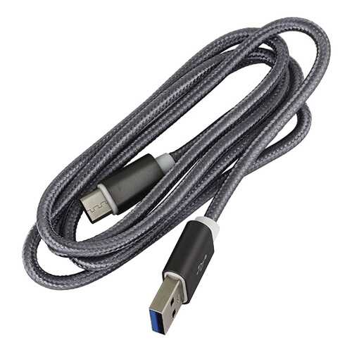 Кабель InterStep Type-C 1,2м Space Gray