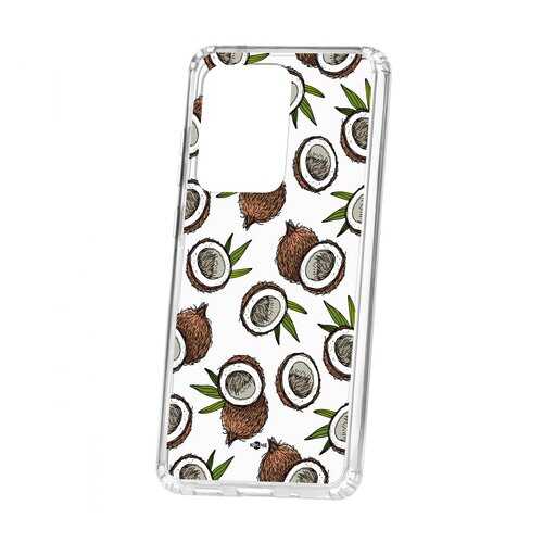 Чехол Kruche Samsung Galaxy S20 Ultra Print Кокосы
