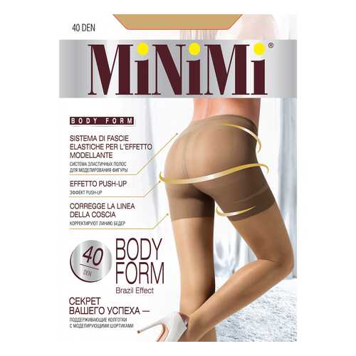 Колготки MiNiMi BODY FORM 40, caramello min, 4/L