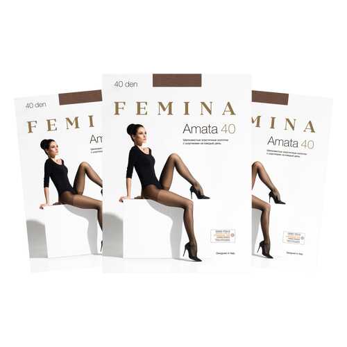 Колготки женские FEMINA Amata 40 легкий загар 4 (L)