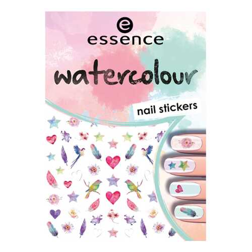 Наклейки для ногтей essence Watercolour Nail Stickers