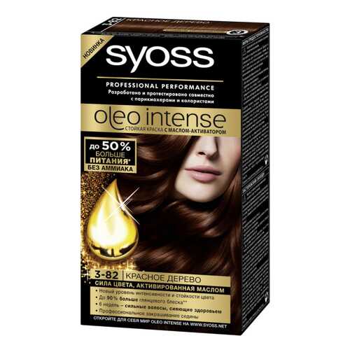 Краска для волос Syoss Oleo Intense 3-82 Красное дерево 50мл