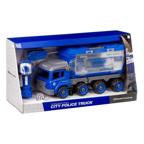 Конструктор-машина на радиоуправлении City Police Truck