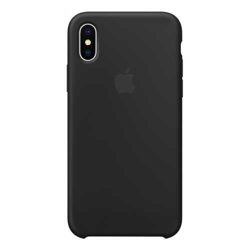 Накладка Apple Silicone Case Black MQT12ZM/A для iPhone X