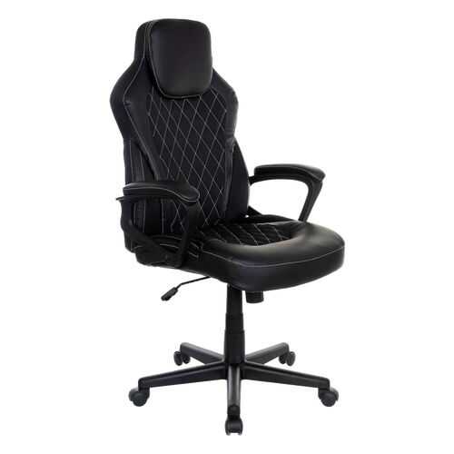 Игровое кресло College BX-3769/Кожа PU черная