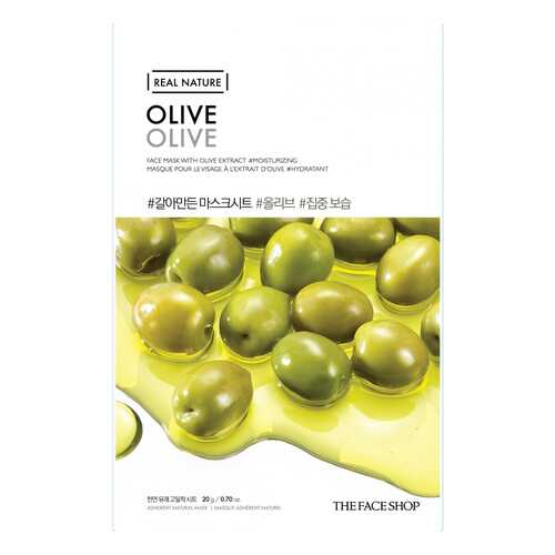 Маска для лица The Face Shop Real Nature Olive Face Mask 20 г